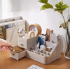Multipurpose Desktop Makeup Organizer - Luxury Skincare & Cosmetic Storage with Drawers - Trenducts.pk