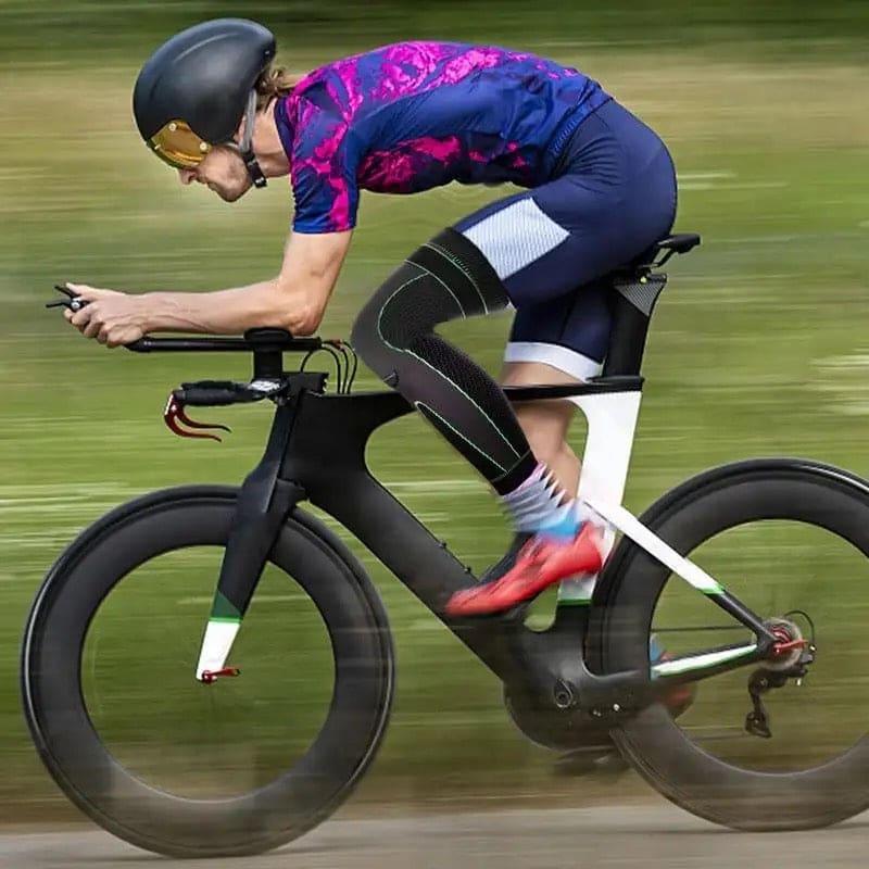 Elastic Knee Support Brace with Strap for Full-Length Protection - Clarify.pk