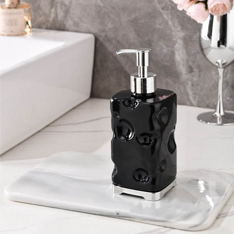 Refillable Plastic Soap Dispenser - Press-Type Clear Hand Pump Bottle