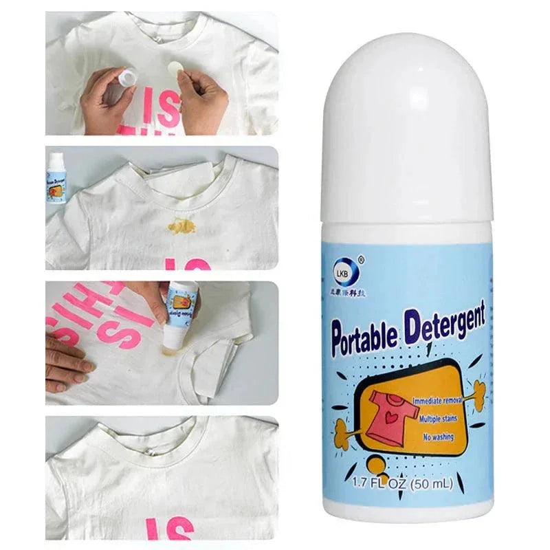 Portable Stain Remover - Rolling Bead Stain Remover for Easy Cleaning and Travel