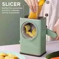 Multifunctional 3in1 Vegetable Cutter - Rotary Drum Cutter and Slicer