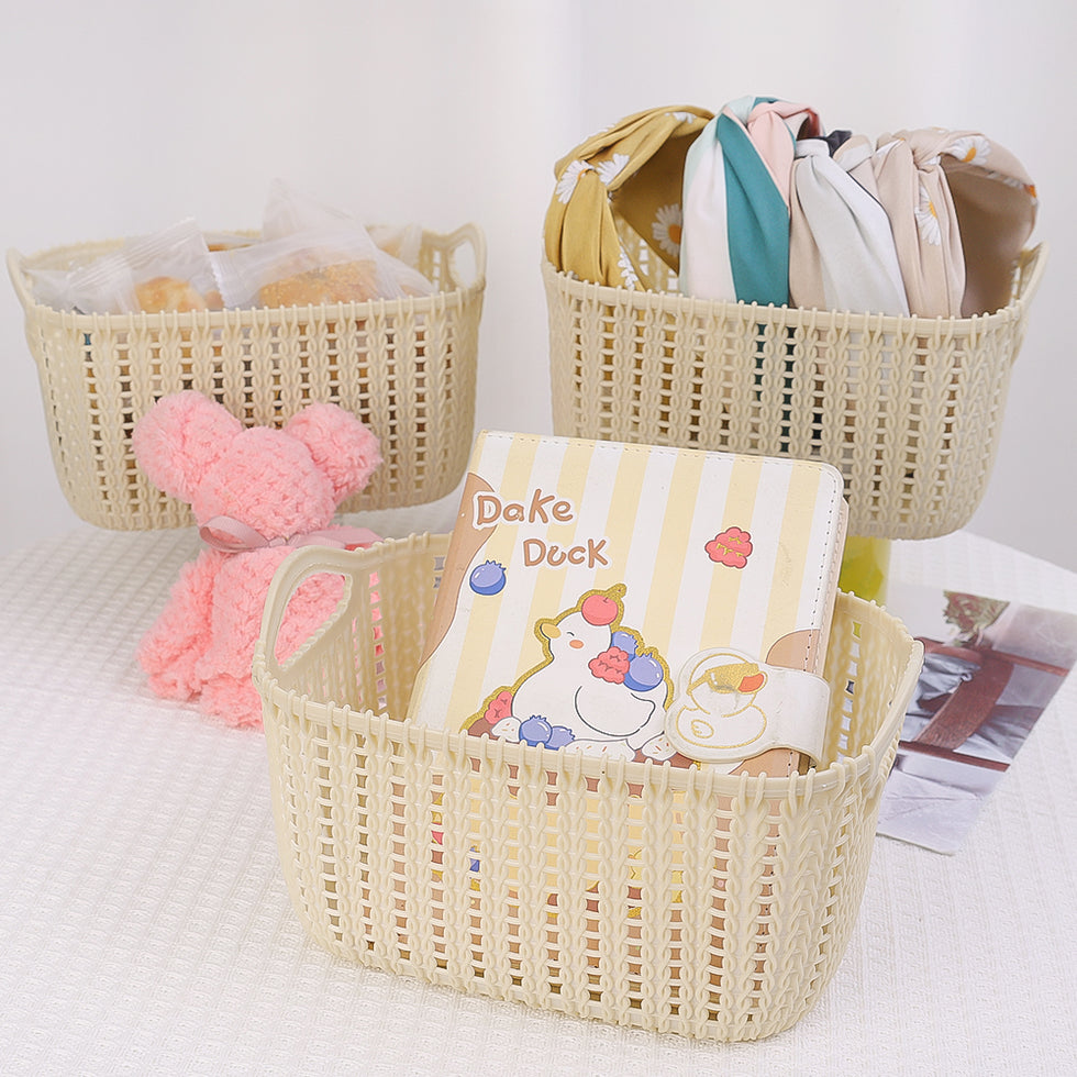Multipurpose Basket - Elegant Flower Design