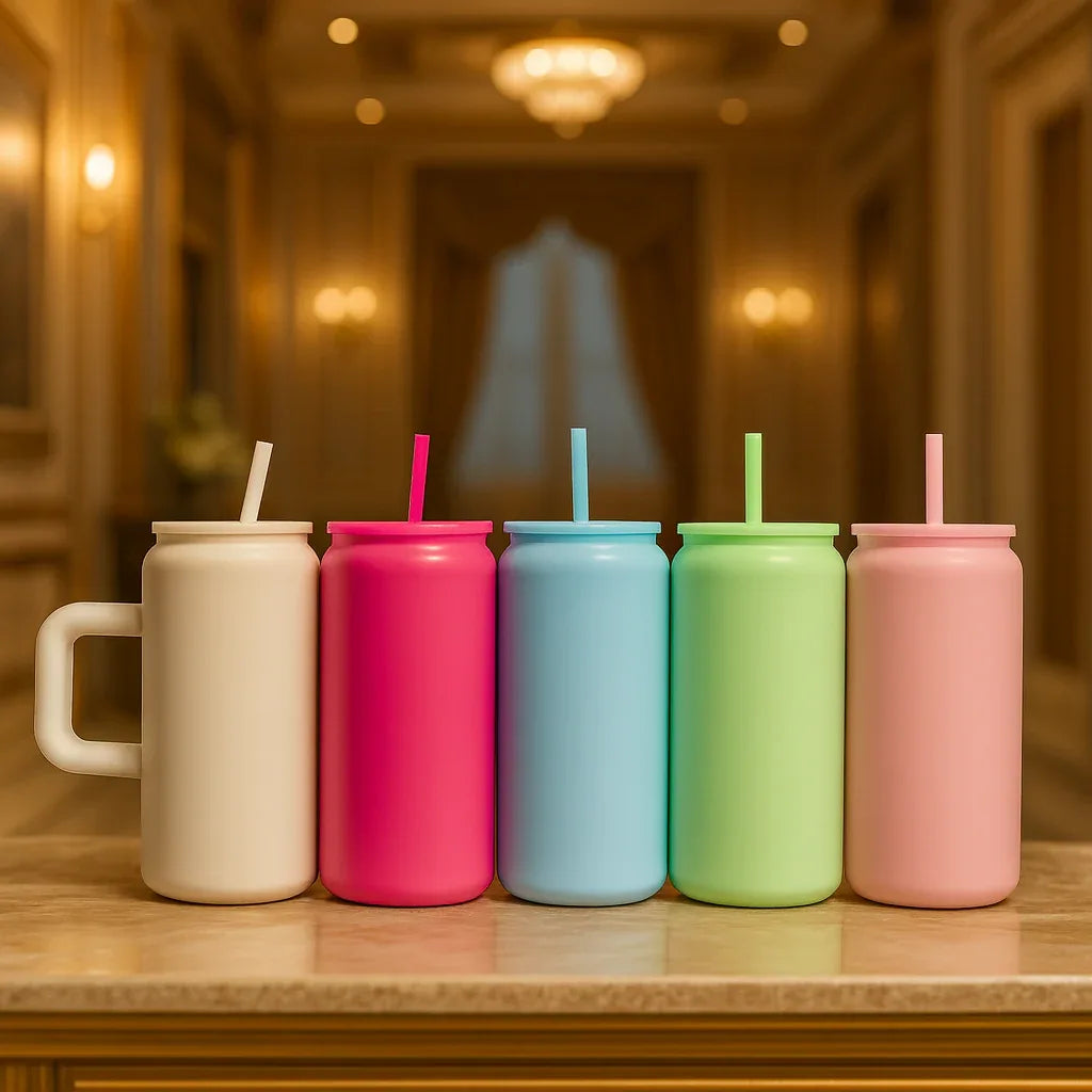 Premium 16oz Kids Tumbler – Fun & Durable Drinkware (Random Color) - Clarify.pk