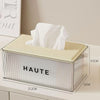 Haute Tissue Box – Stylish Modern Tissue Holder for Home & Office - Clarify.pk
