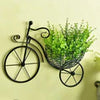 Bicycle Design Wall Basket – Premium Vintage Metal Planter & Storage Riser (Without Flowers)
