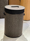 Premium Bamboo Round Laundry Basket