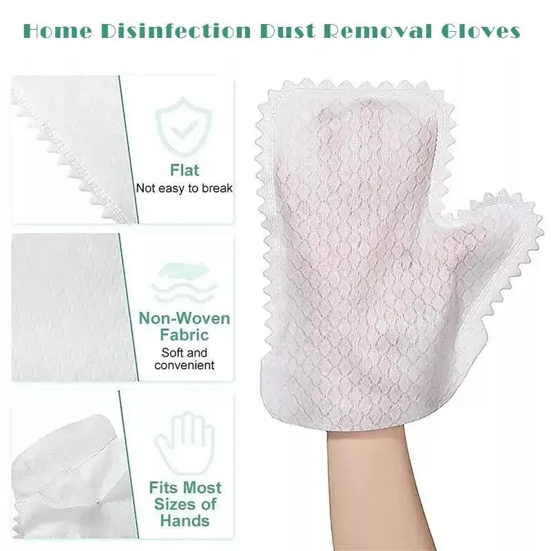 10pcs Non-Woven Dust Cleaning Gloves for Easy Dust Removal
