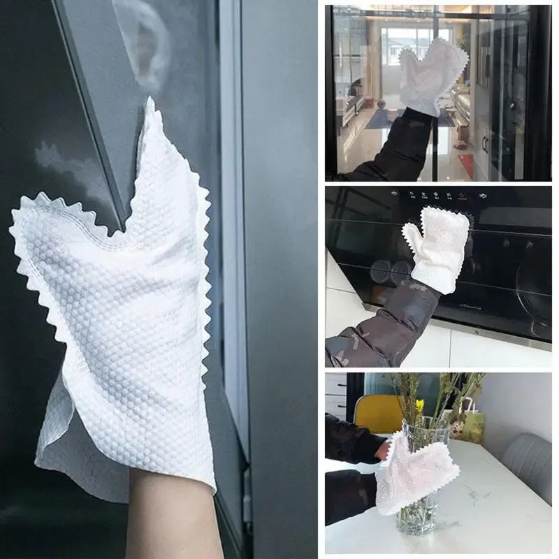 10pcs Non-Woven Dust Cleaning Gloves for Easy Dust Removal - Clarify.pk