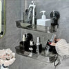 AONO Premium Bathroom Storage Rack – Suction Cup, No-Drill - Clarify.pk