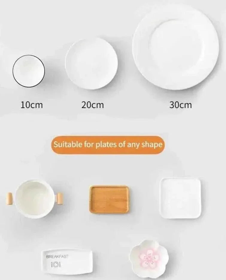 100-Pack of Stretchable Plastic Bowl Covers for Food Storage - Clarify.pk