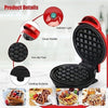 Mini Waffle Maker - Compact and Easy-to-Use for Quick Breakfasts - Clarify.pk