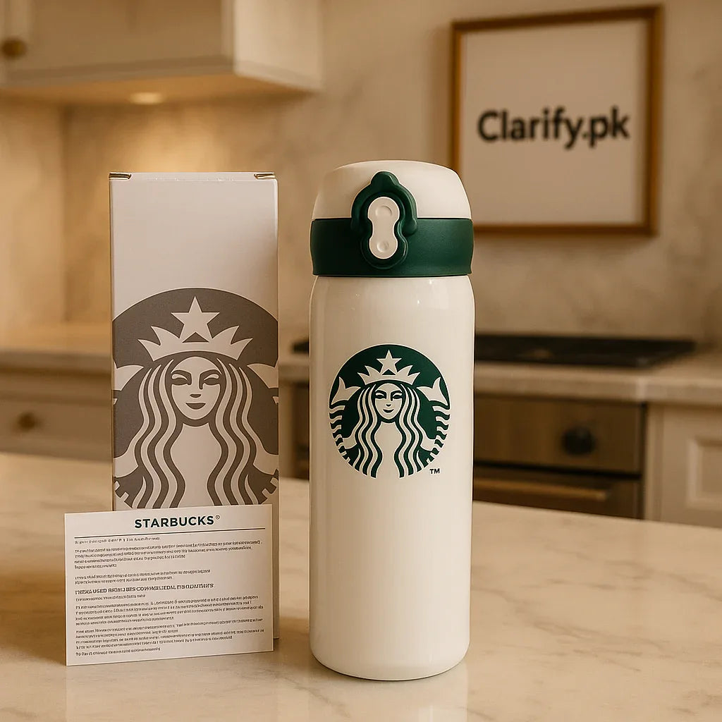 Starbucks Green Edition Stainless Steel Flask - Premium Edition - Clarify.pk