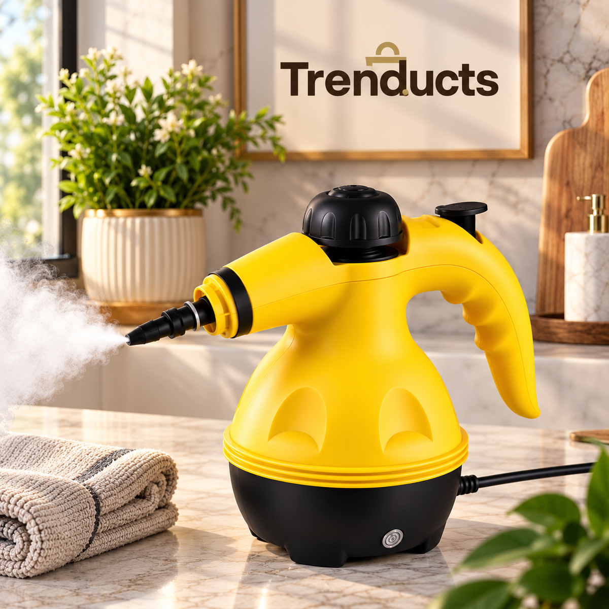 Multipurpose Handheld Steam Cleaner with Complete Accessory Set