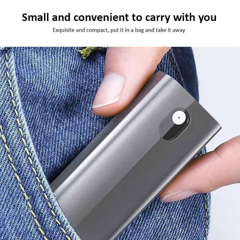 موبائل فونز اور کمپیوٹرز کے لیے جراثیم کش فعل کے ساتھ پورٹ ایبل اسکرین کلینر سپرے