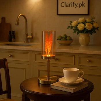 Rechargeable Flower Lamp – Romantic LED Night Light for Home Décor - Clarify.pk