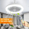 LED Ceiling Fan with Remote Control & Dimmable Light