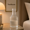 1.5L Flower-Shaped Ribbed Bedside Decanter