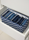 6-Slot Vertical Drawer & Wardrobe Organizer
