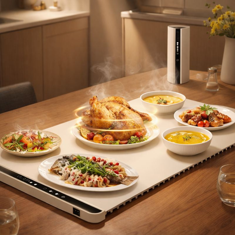 Electric Food Warmer Plate – Fast Heating Foldable Warming Mat