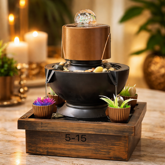 Zen-Flow Electric Fountain – Indoor Serenity Series ZZ