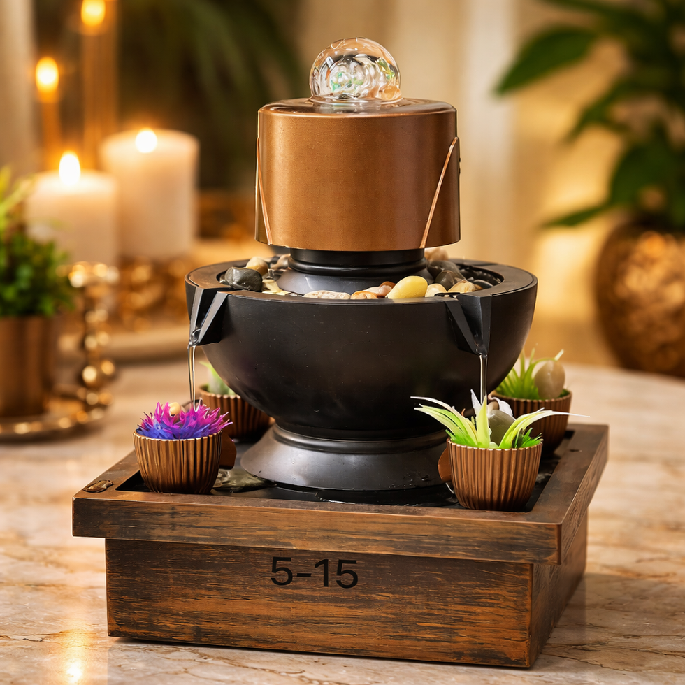 Zen-Flow Electric Fountain – Indoor Serenity Series