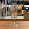 Luxury 3D Butterfly Stemmed Glass – Elegant Crystal Drinkware