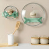 Folding Wall-Mounted Pot Lid Holder - Adjustable X-Design