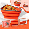 Collapsible Pizza Container with 5 Trays