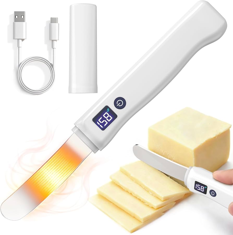 Electric Heated Butter Spreader Knife – USB Rechargeable, Waterproof