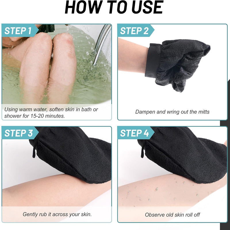 Exfoliating Body Scrub Glove – Dead Skin Remover Mitt