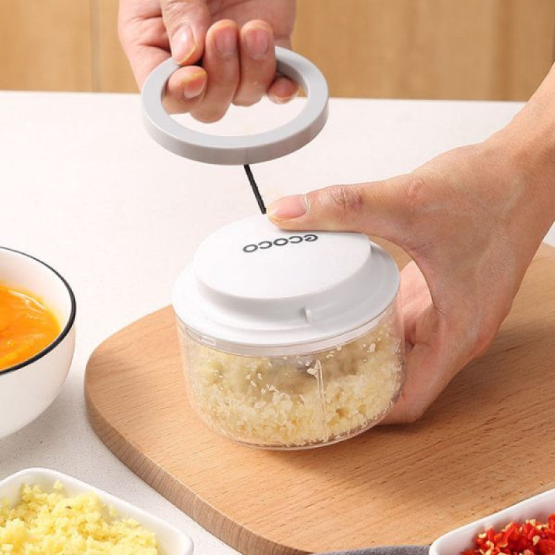 Ecoco Manual Food Chopper – Precision Pull-String Processor