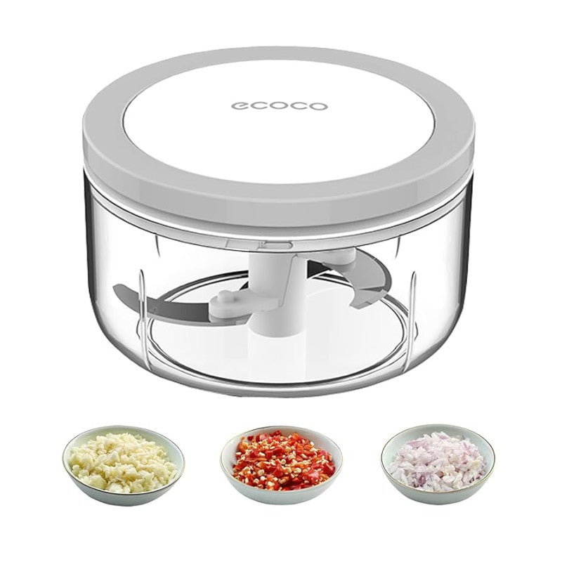 Ecoco Manual Food Chopper – Precision Pull-String Processor