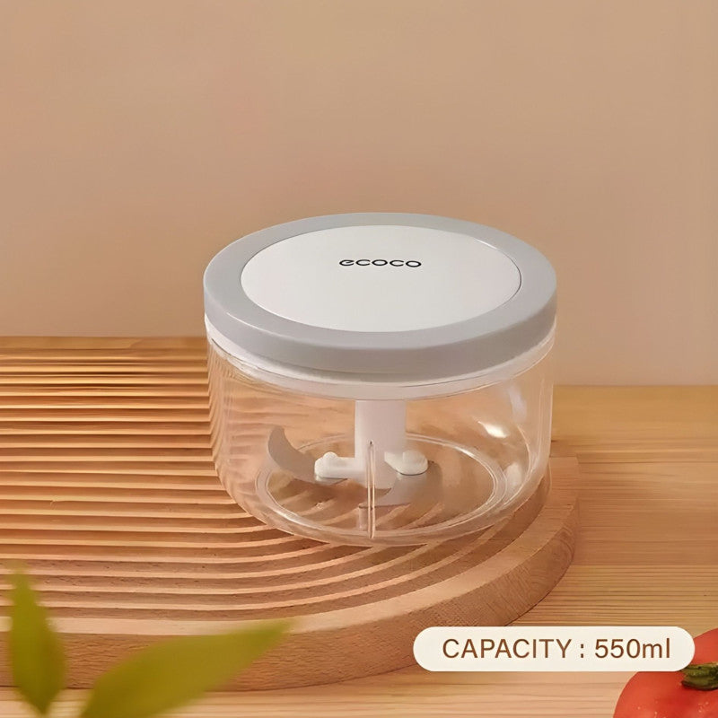Ecoco Manual Food Chopper – Precision Pull-String Processor