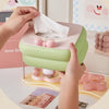 Bubbly Bow Tissue Box Holder - Cute Decorative Cover
