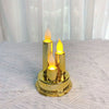 LED 3 Candle Set – Warm Flickering Flameless Lights (10.5cm) - Clarify.pk