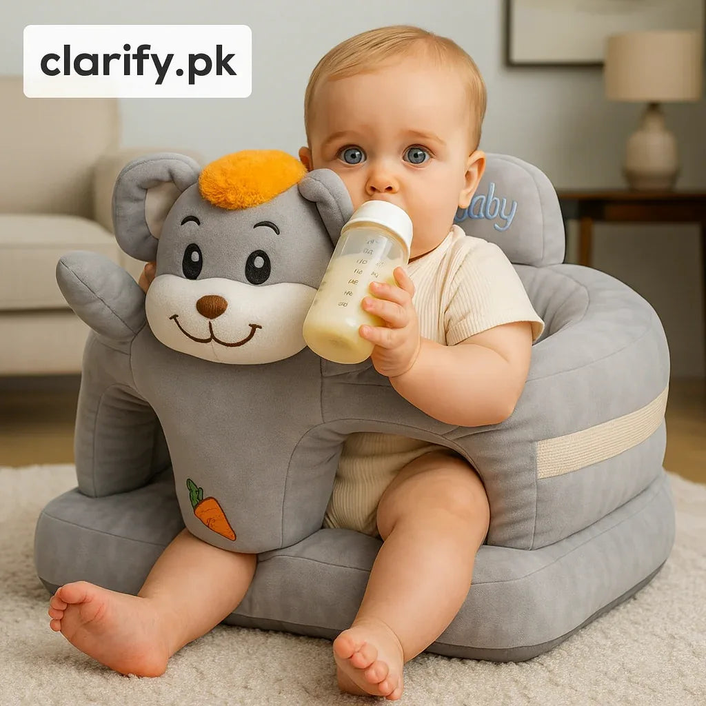 Grey Mouse 360° Baby Support Sofa Seat - Clarify.pk