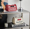 Bow Tissue Box Cover - Glossy Ribbon Tissue Holder