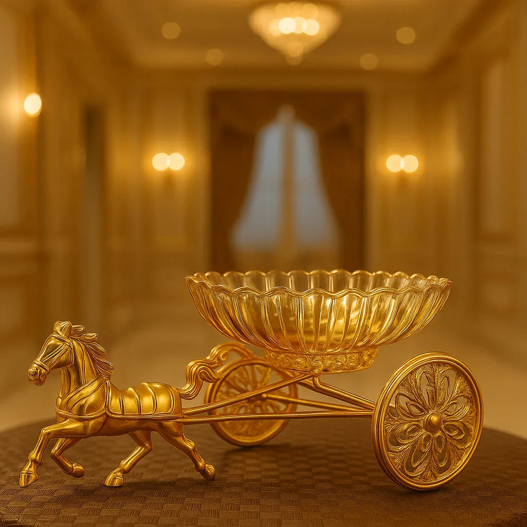 Metal Horse Candy Holder – Decorative Home Accent - Clarify.pk