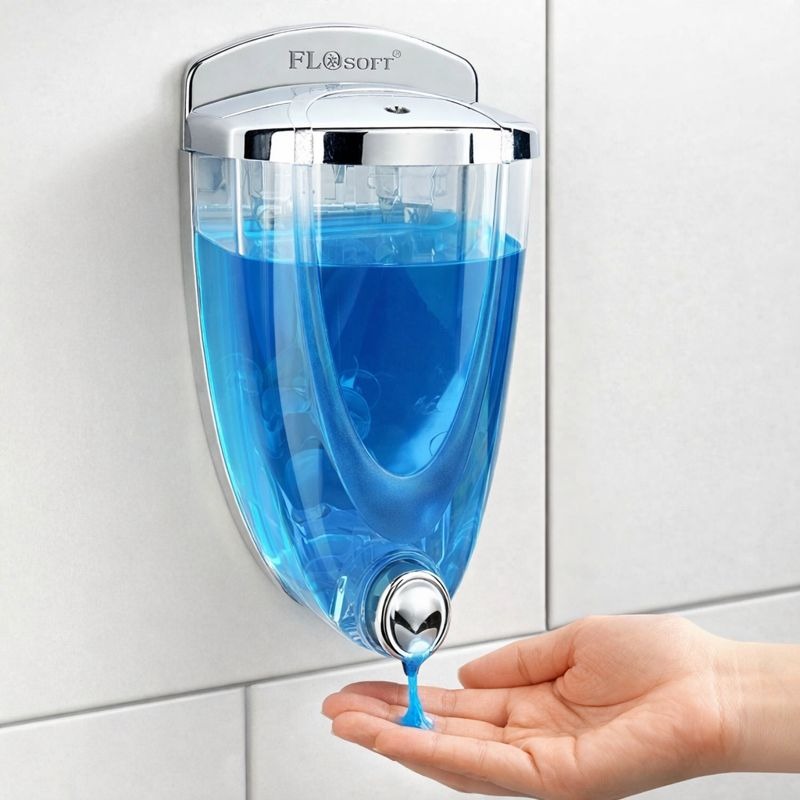 Wall-Mount Liquid Soap Dispenser – No Drill Design
