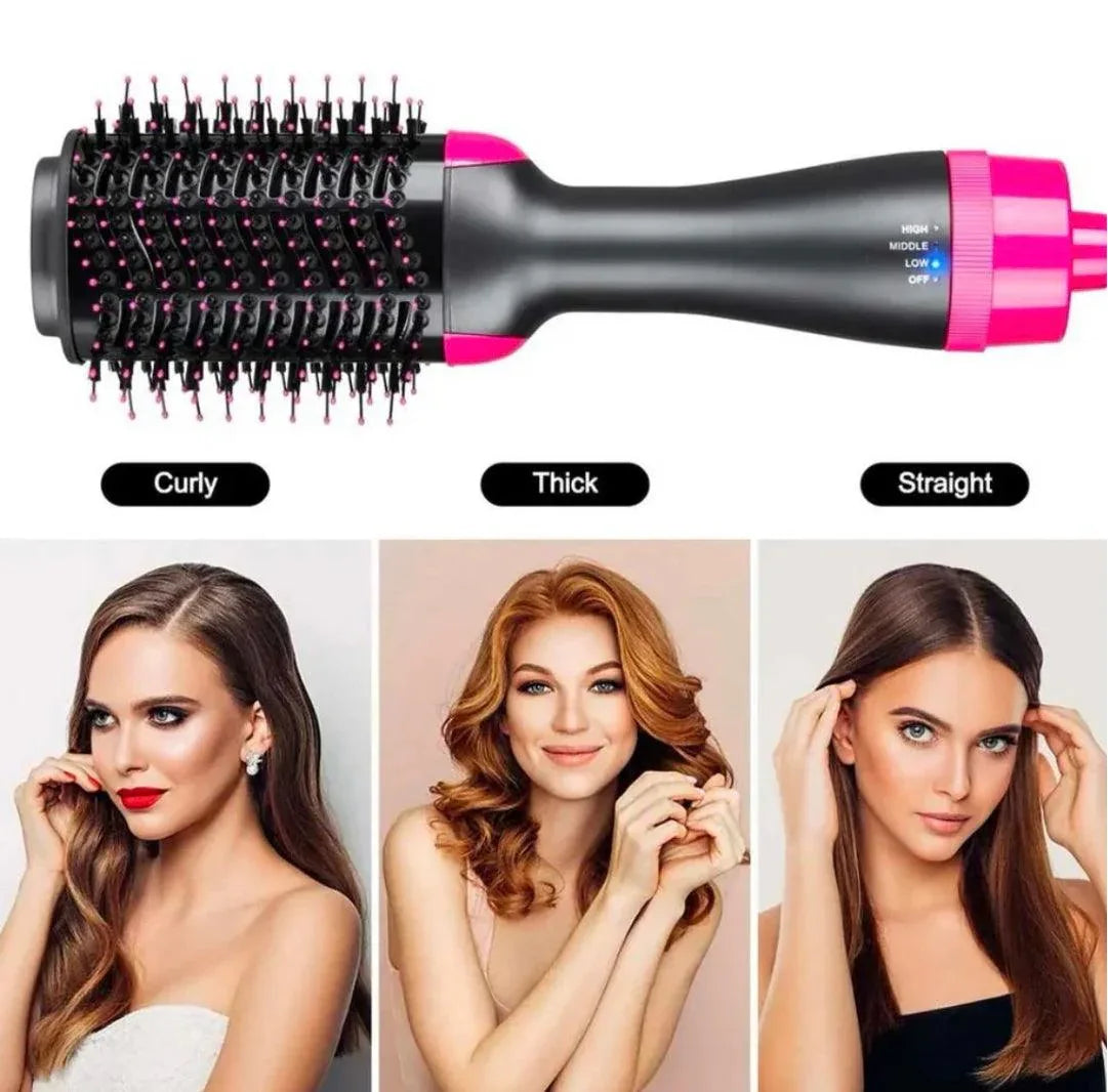 Hot Air Brush 3-in-1 for Blow Drying, Styling, and Volumizing - Clarify.pk