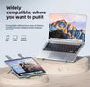 Portable Laptop Cooling Stand - Adjustable Height Aluminum Ergonomic Fan Stand - Clarify.pk
