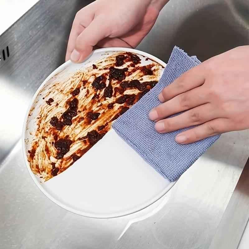 Reusable Microfiber Kitchen Cleaning Towels - Absorbent Dishcloths - Pack of 20Pcs or 10Pcs - Clarify.pk