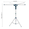 Laundry Clothes Drying Rack - Umbrella-Shaped Laundry Drying Rack - Clarify.pk
