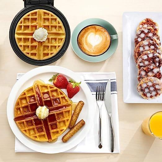 Mini Waffle Maker - Compact and Easy-to-Use for Quick Breakfasts - Clarify.pk