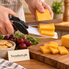 2-in-1 Clever Cutter Knife with Built-In Cutting Board – Handheld Vegetable Slicer