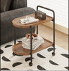 Luxury 2-Tier Serving Cart with Wheels - Clarify.pk