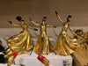 Golden Sufi Dervish Figurines – Set of 3 Décor - Clarify.pk
