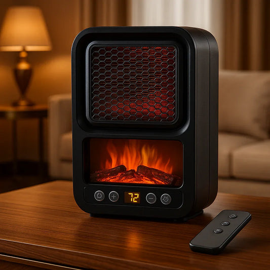 Electric Fan Heater – 800W Compact Warm Air - Clarify.pk