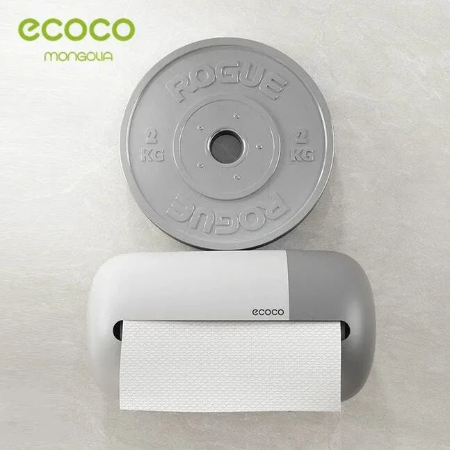 Ecoco وال ماونٹڈ ٹشو ہولڈر - خلائی بچت کا ڈیزائن