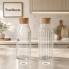 Premium 1L Cork Glass Bottle – 2 Styles
